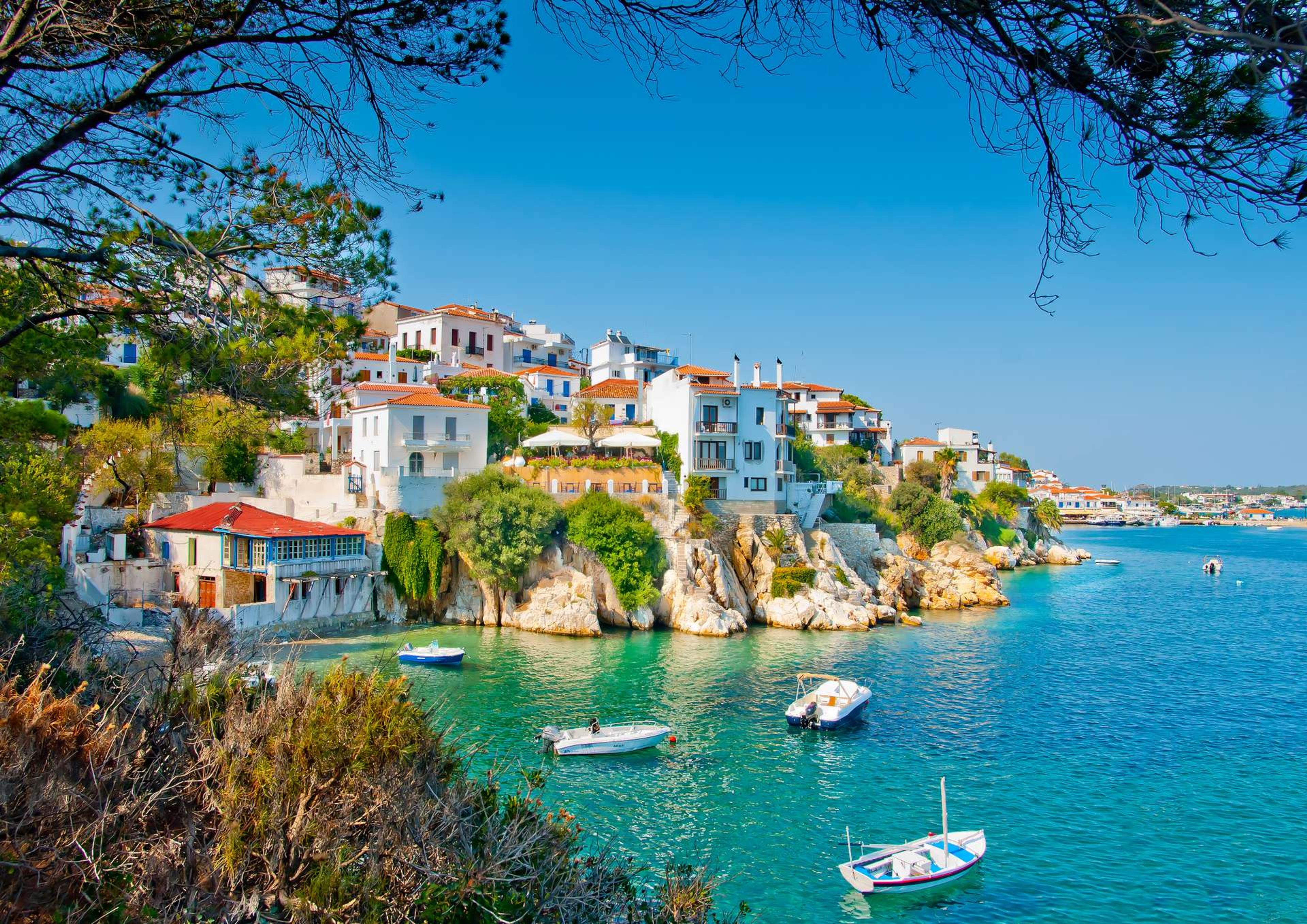 Griekenland Skiathos Old part in town1