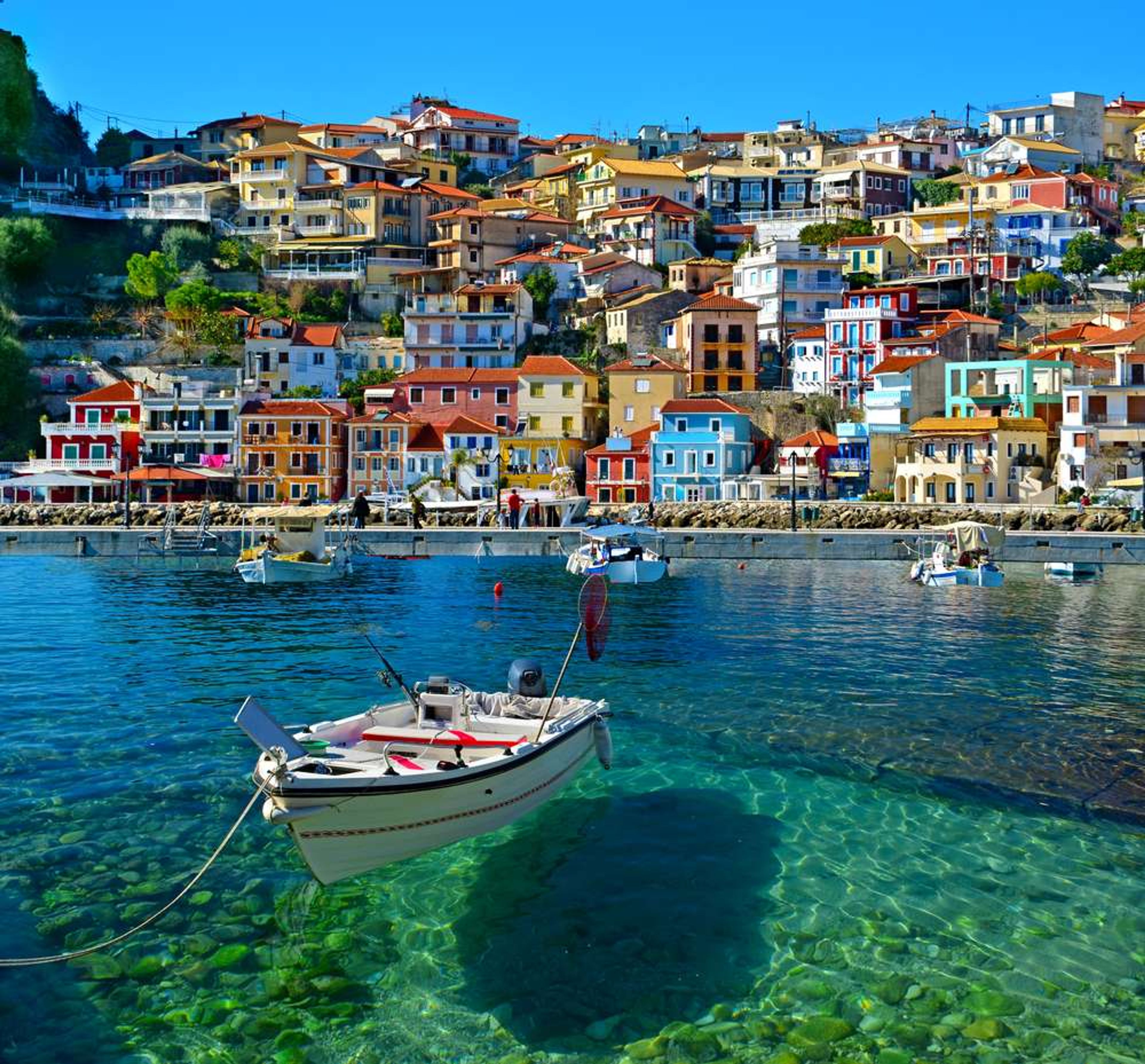 Griekenland Parga boat