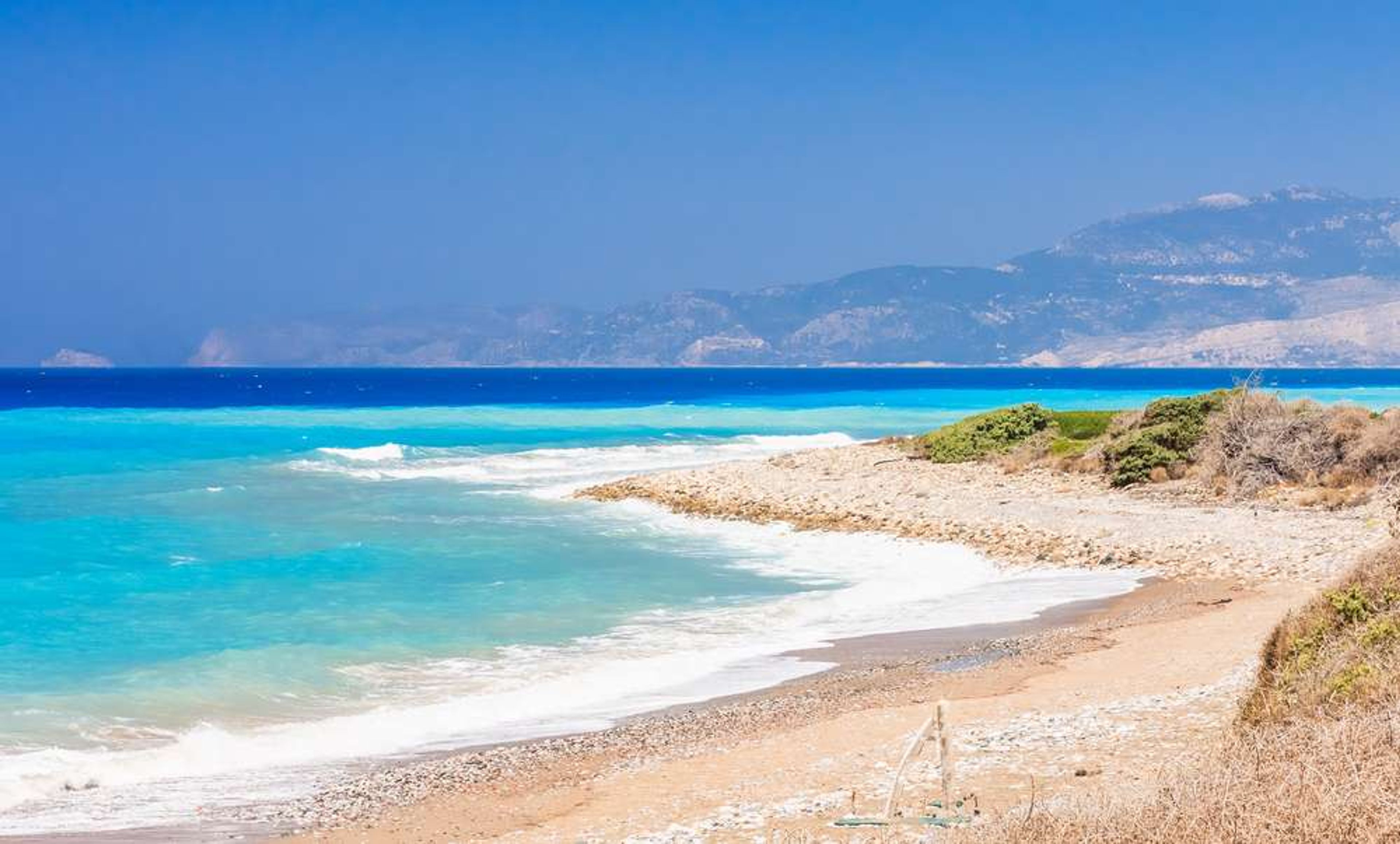 Griekenland Rhodos Strand en zee