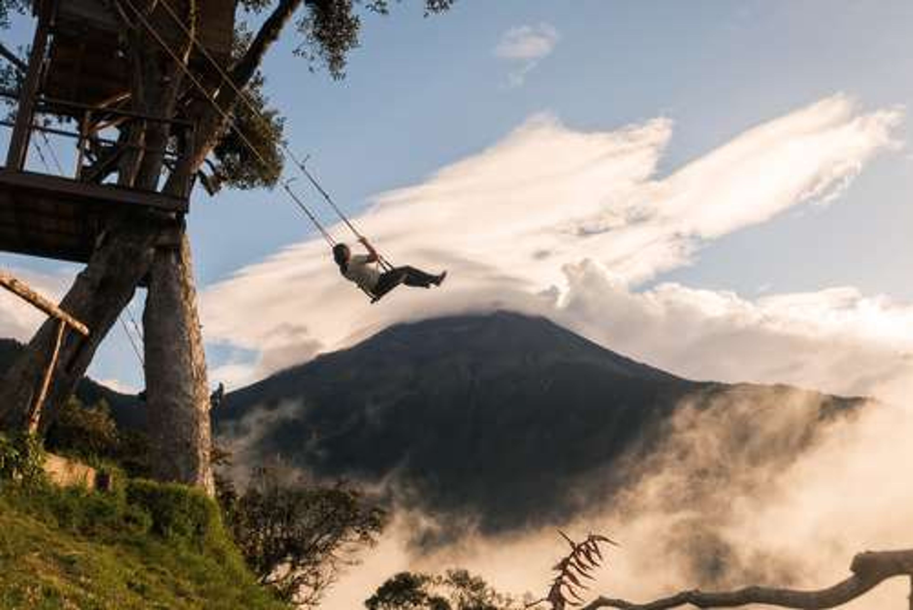 Ecuador Banos Casa Del Arbol The Swing At The End Of The World