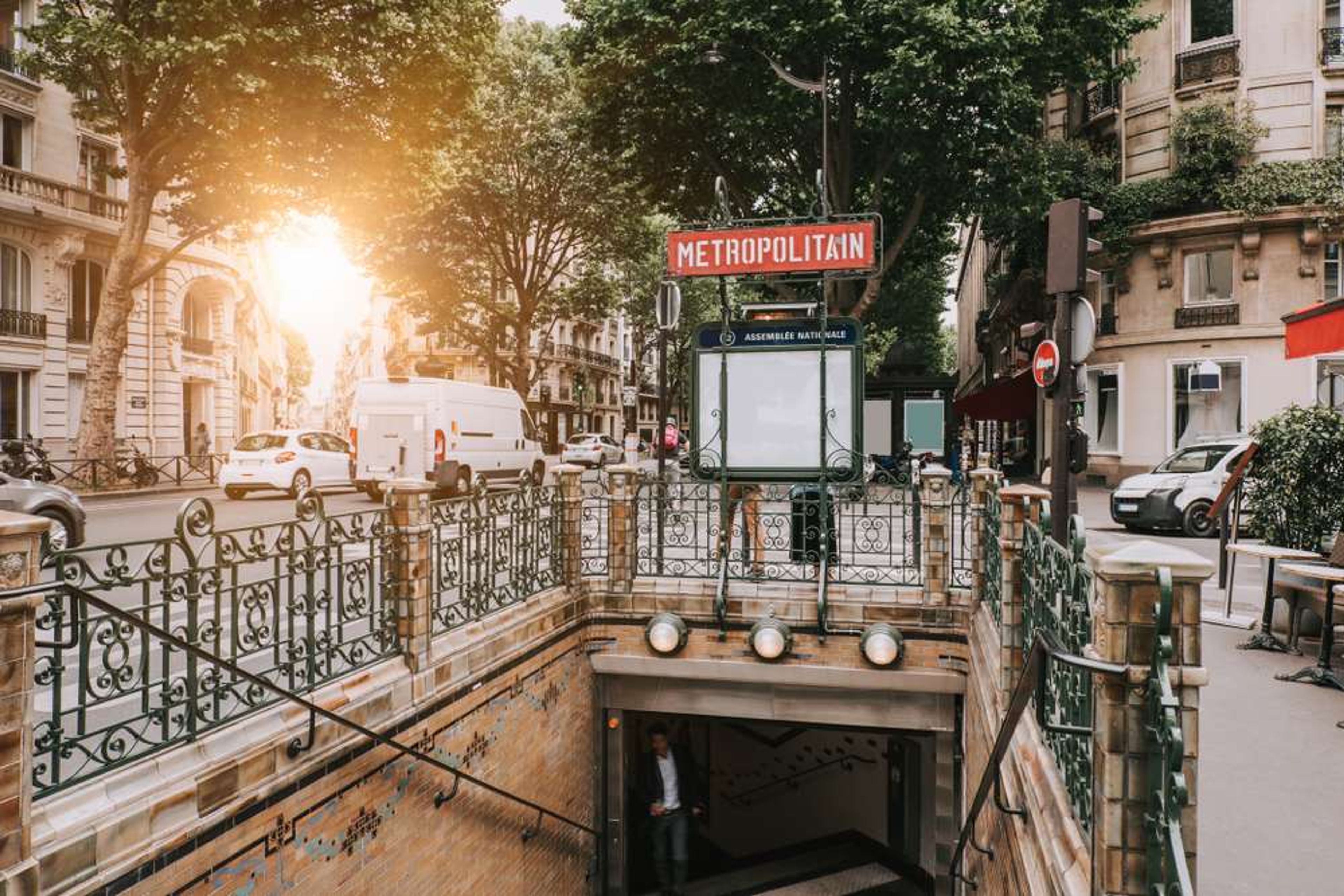 Frankrijk Parijs Saint Germain Paris Metro subway