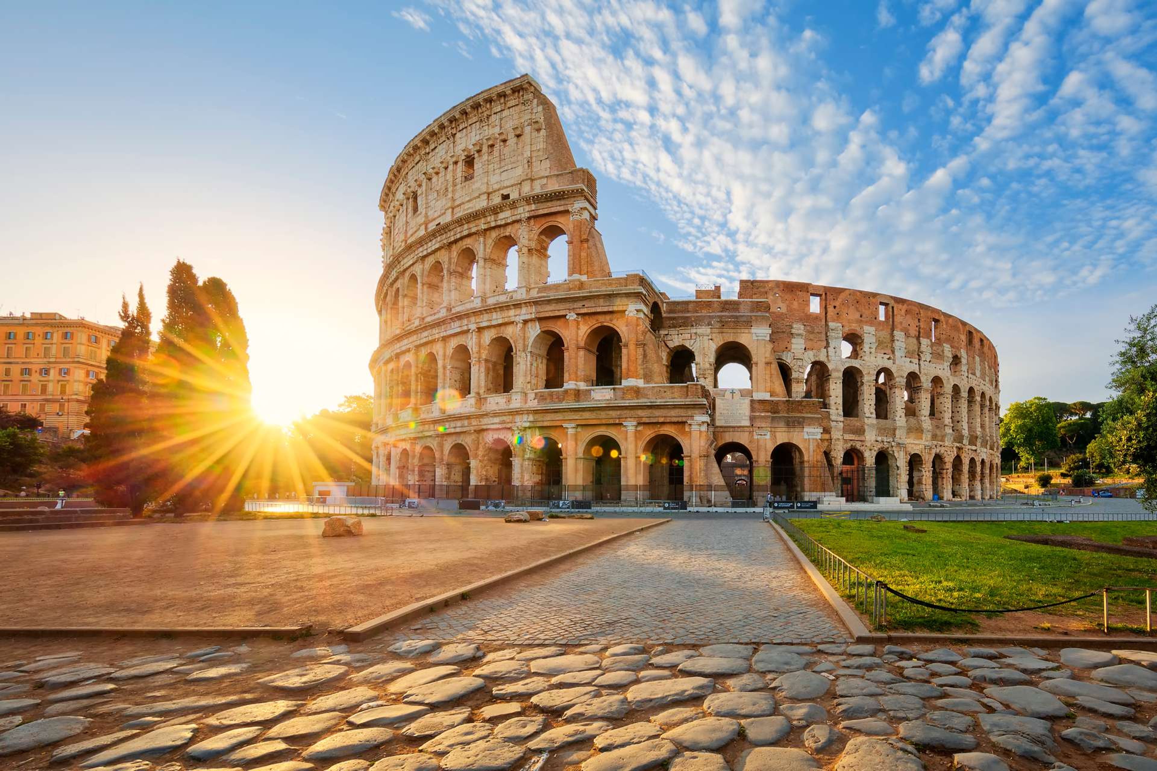 Italië Rome Colosseum