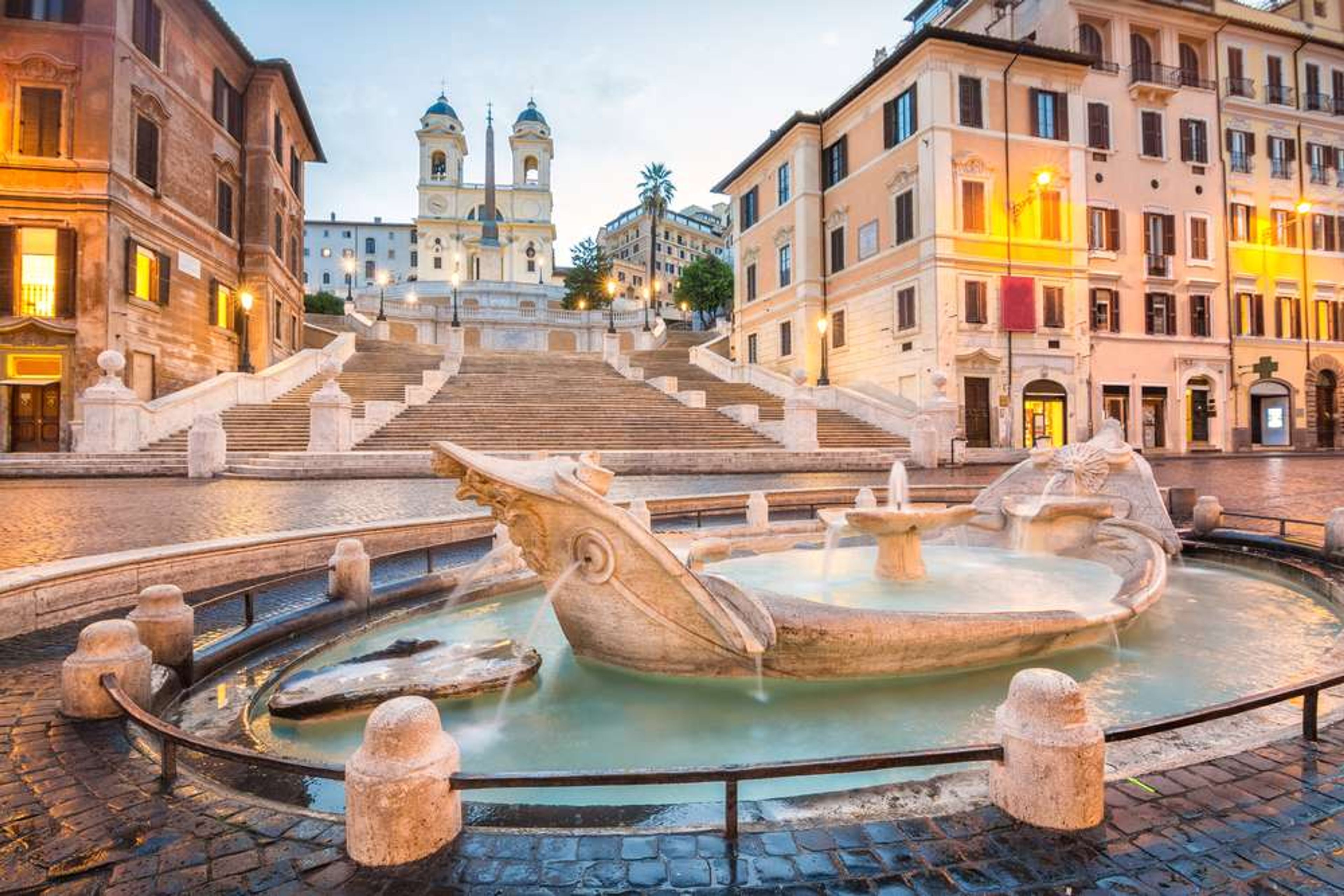 Italië Rome Piazza de Spagna