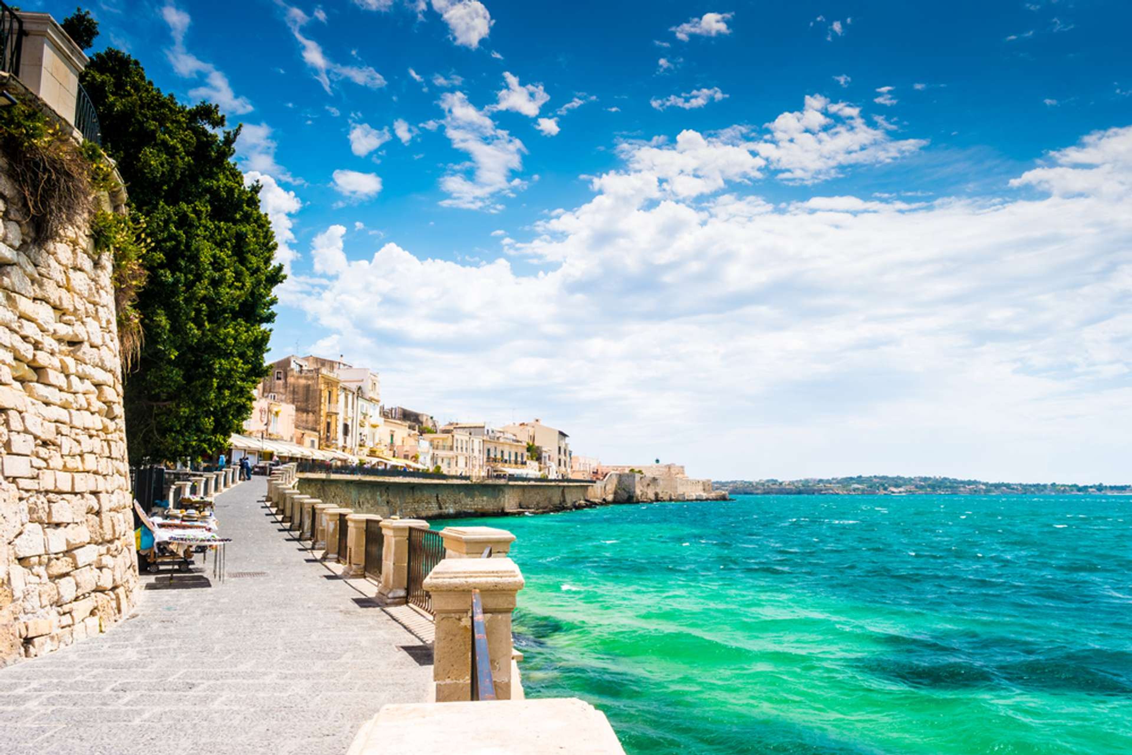 Italië Sicilië Syracuse Ortigia island