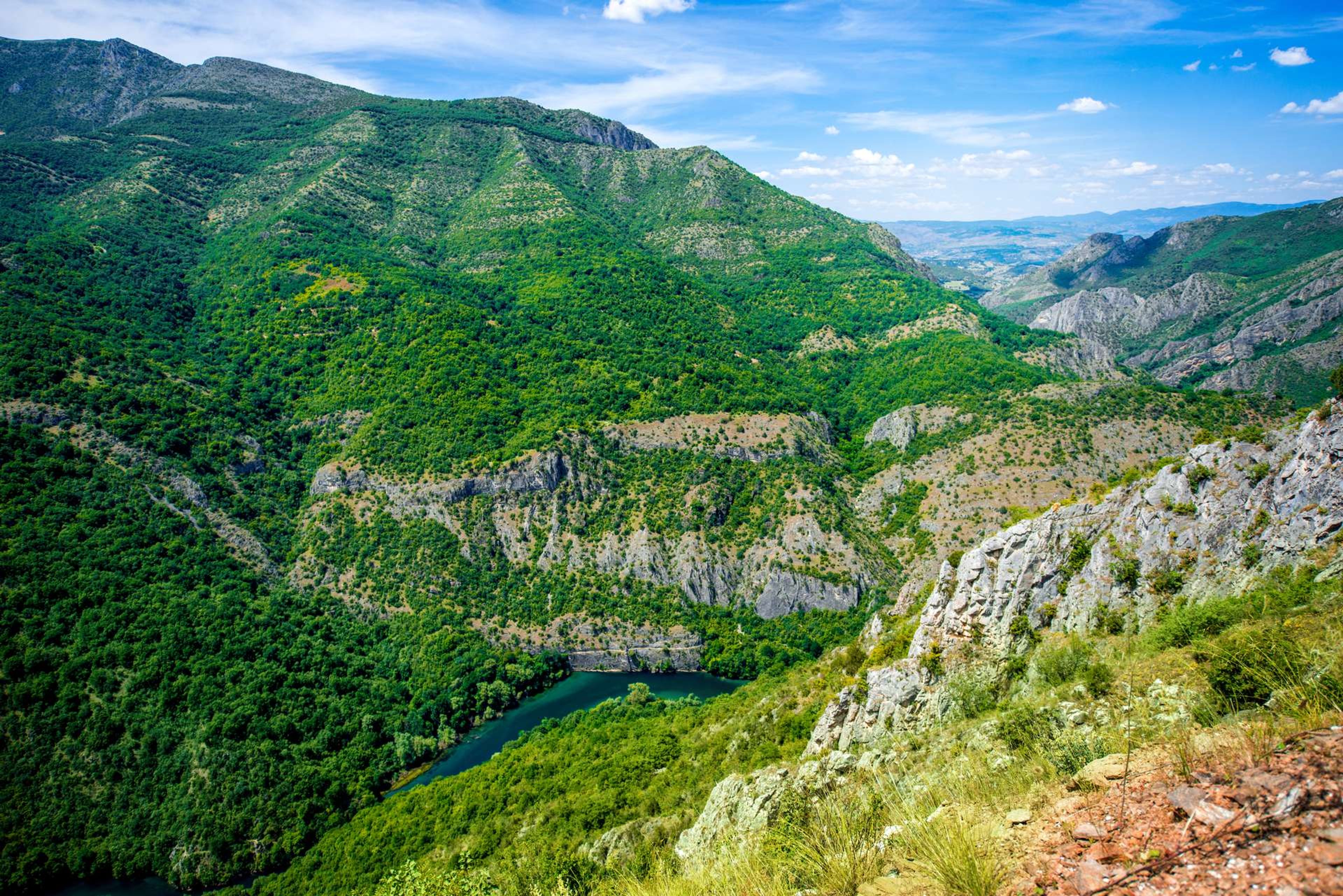 Macedonië Matka canyon near Skopje