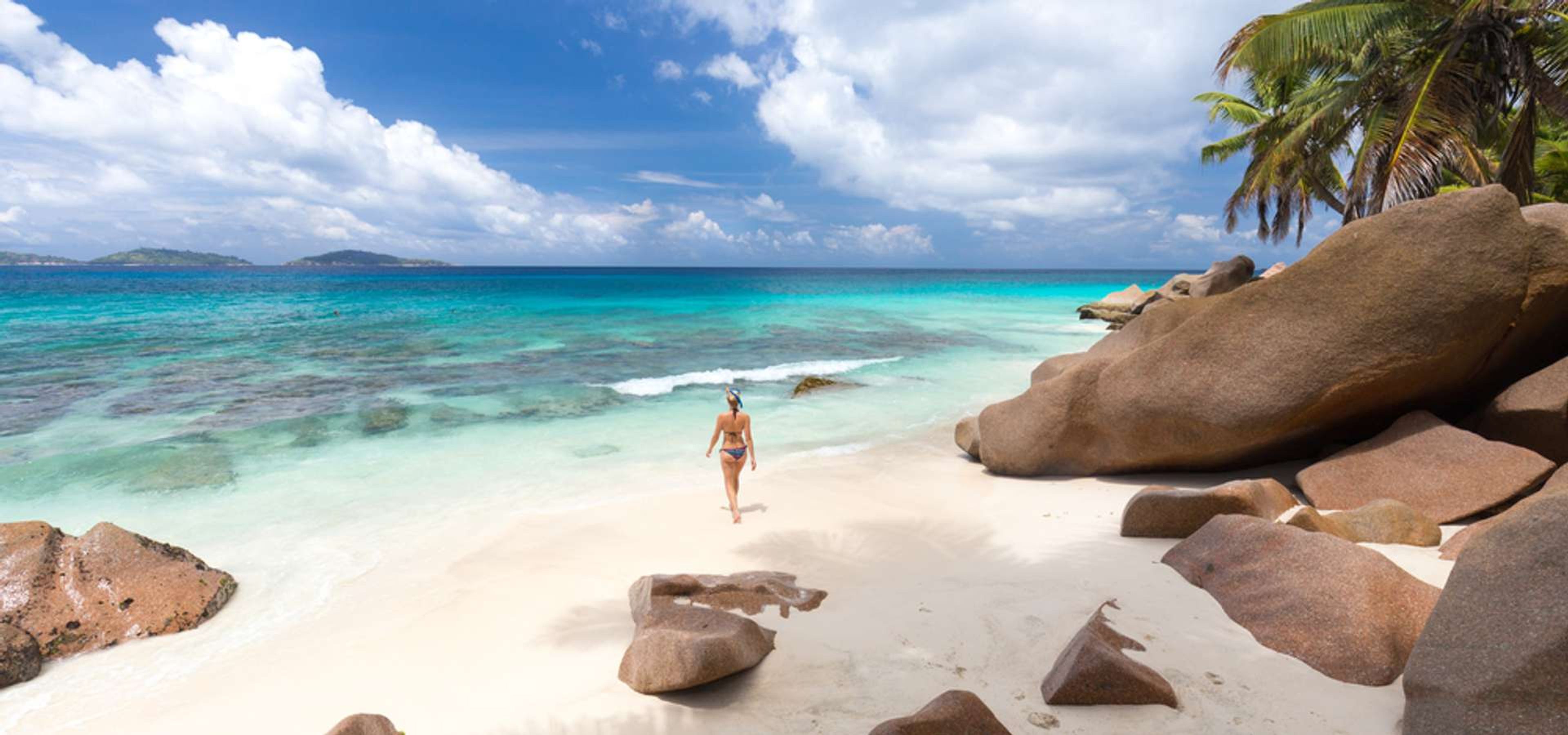 Seychellen La Digue Anse Patates beach