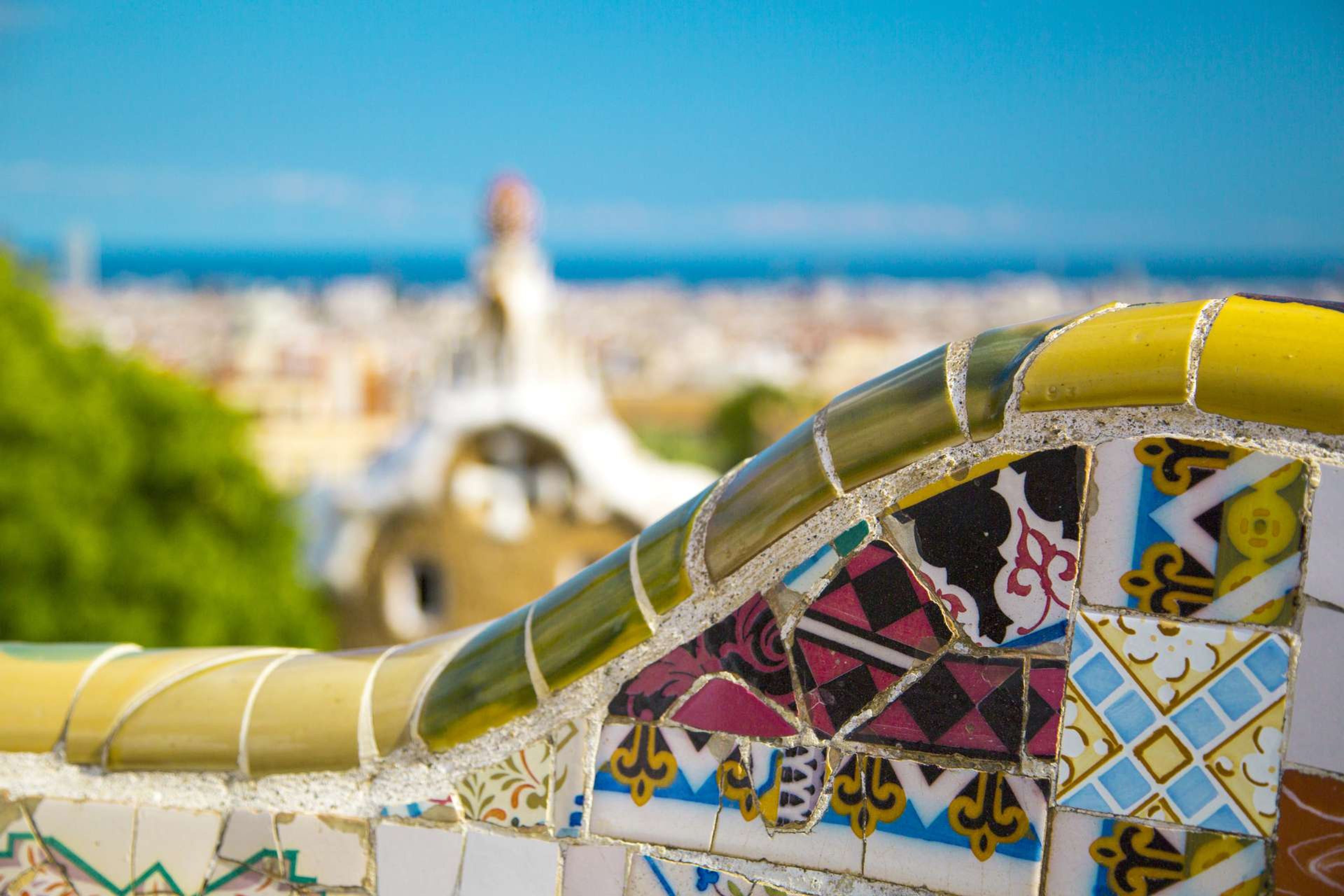 Spanje Barcelona Park Guell