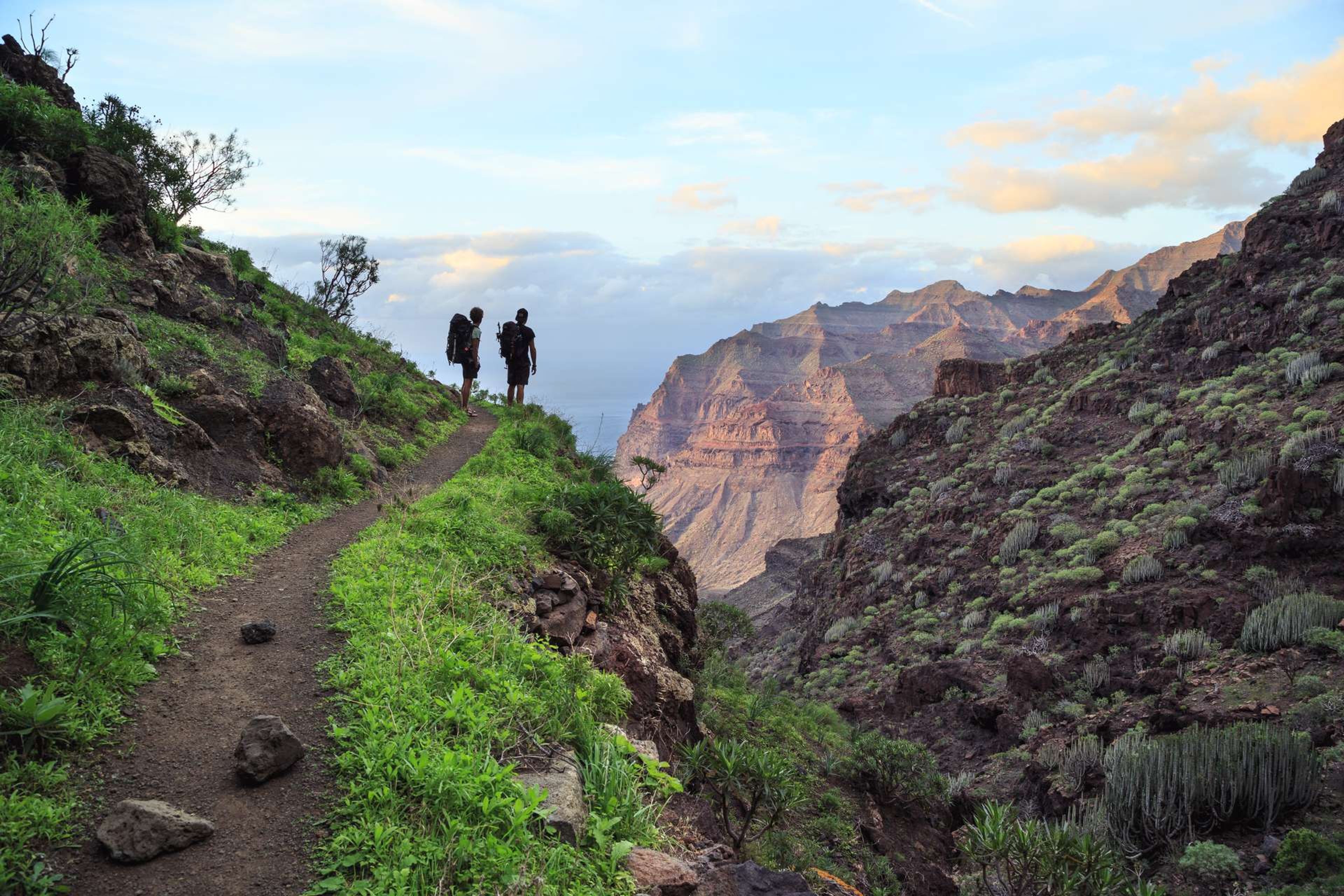 Spanje Canarische eilanden Gran Canaria Trekking to Gui Gui beach