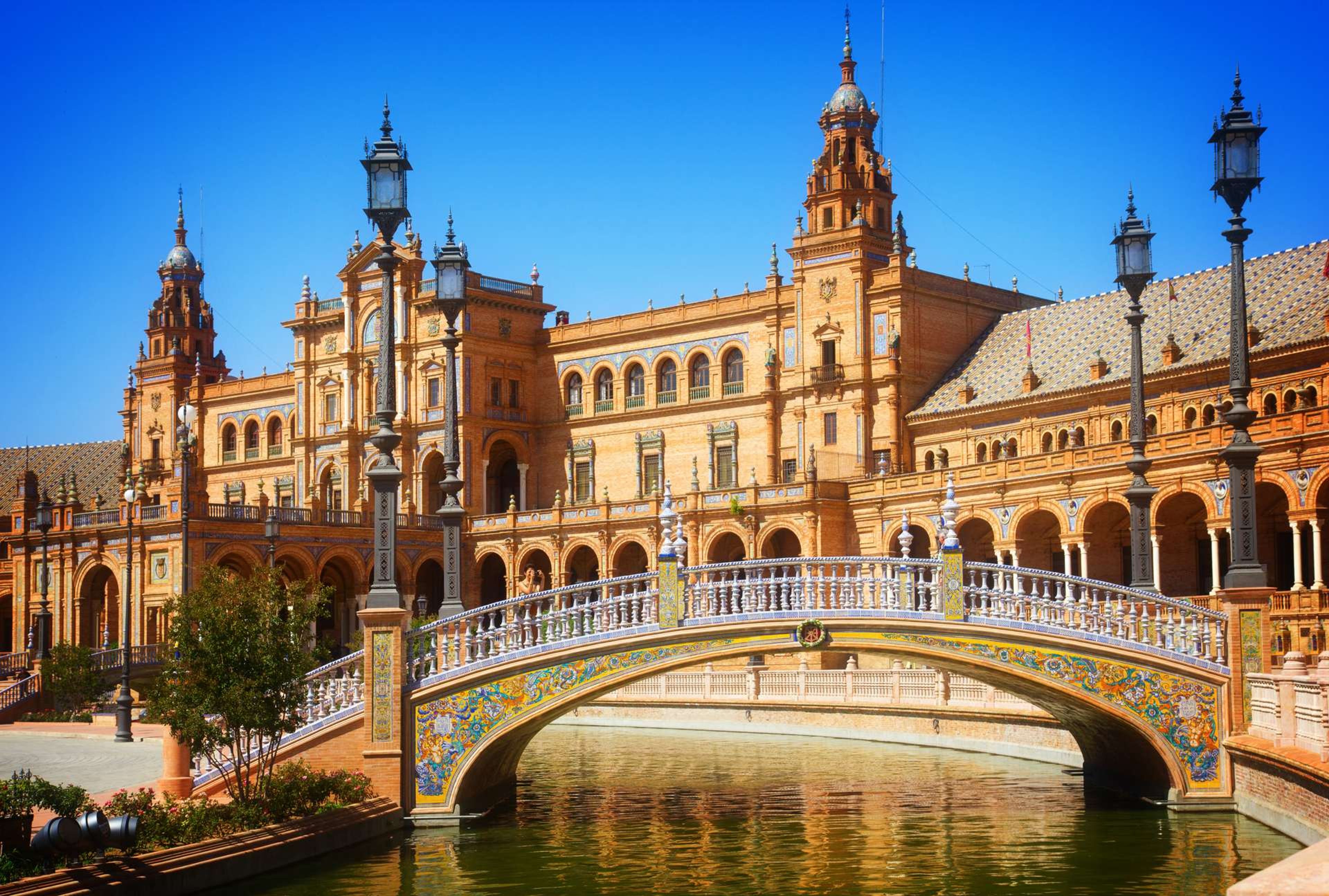 Spanje Sevilla Plaza de Espana