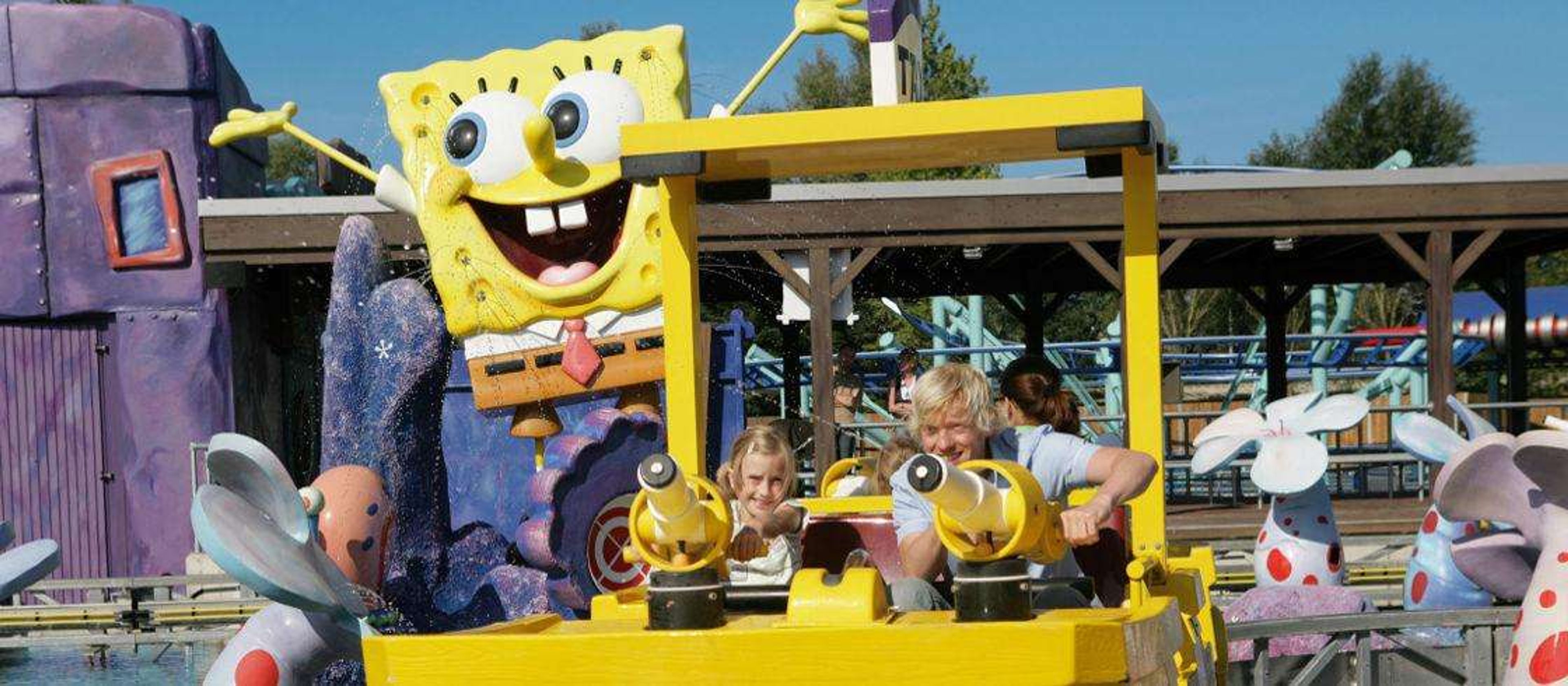 spongebob water attractie