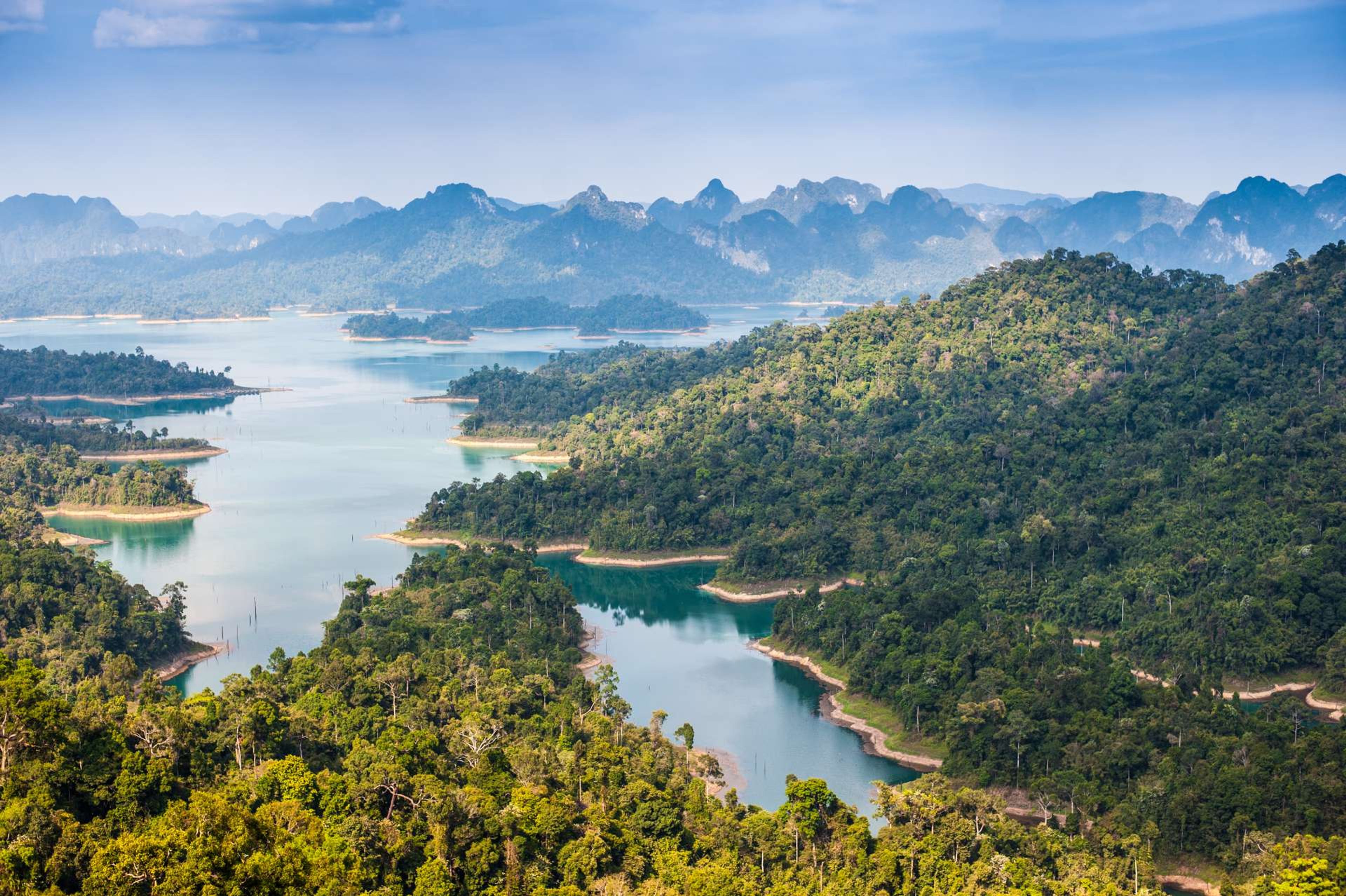 Thailand Suratthani Khao sok national park Ratchaprapha dam