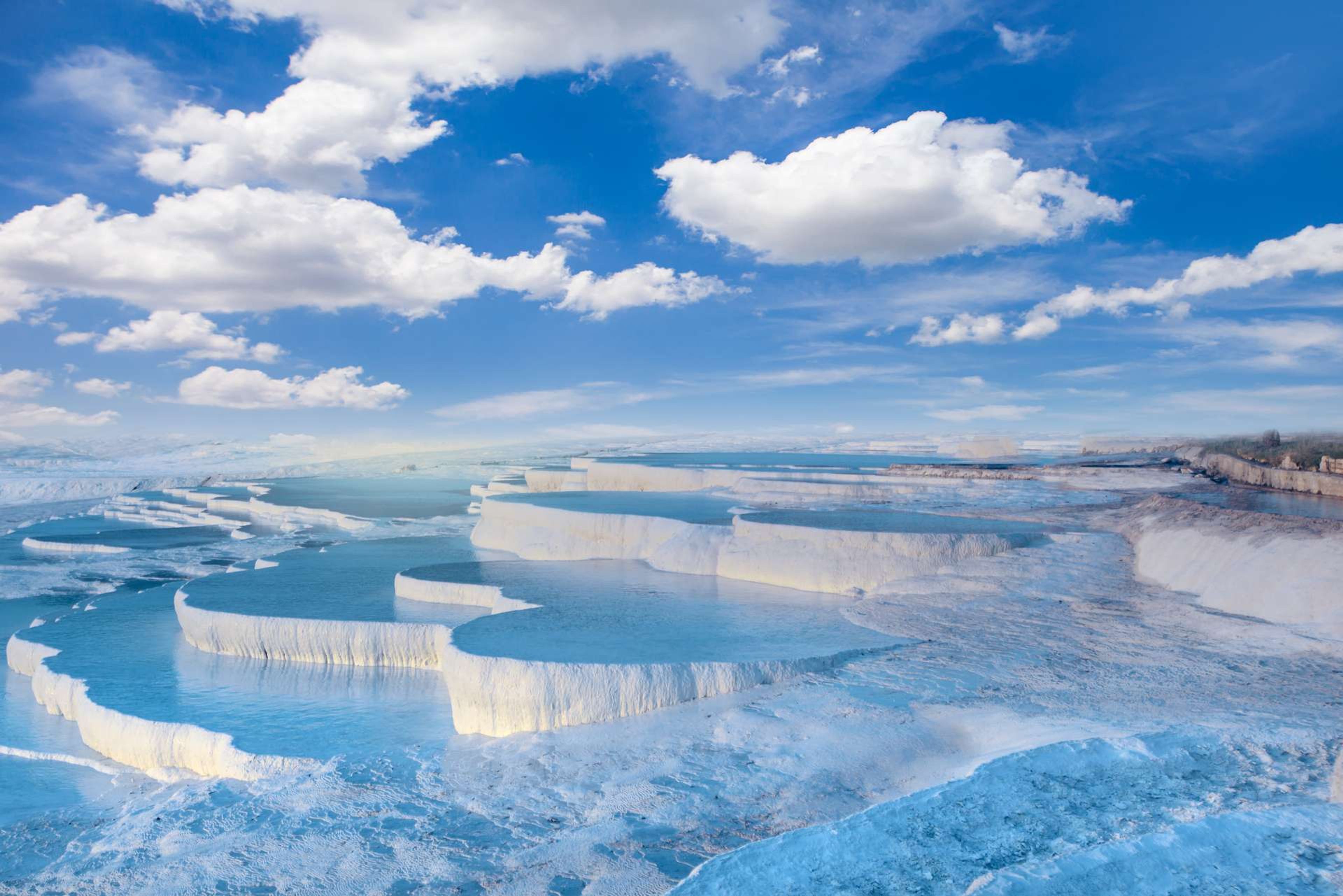 Turkije Denizli Pamukkale thermal springs3