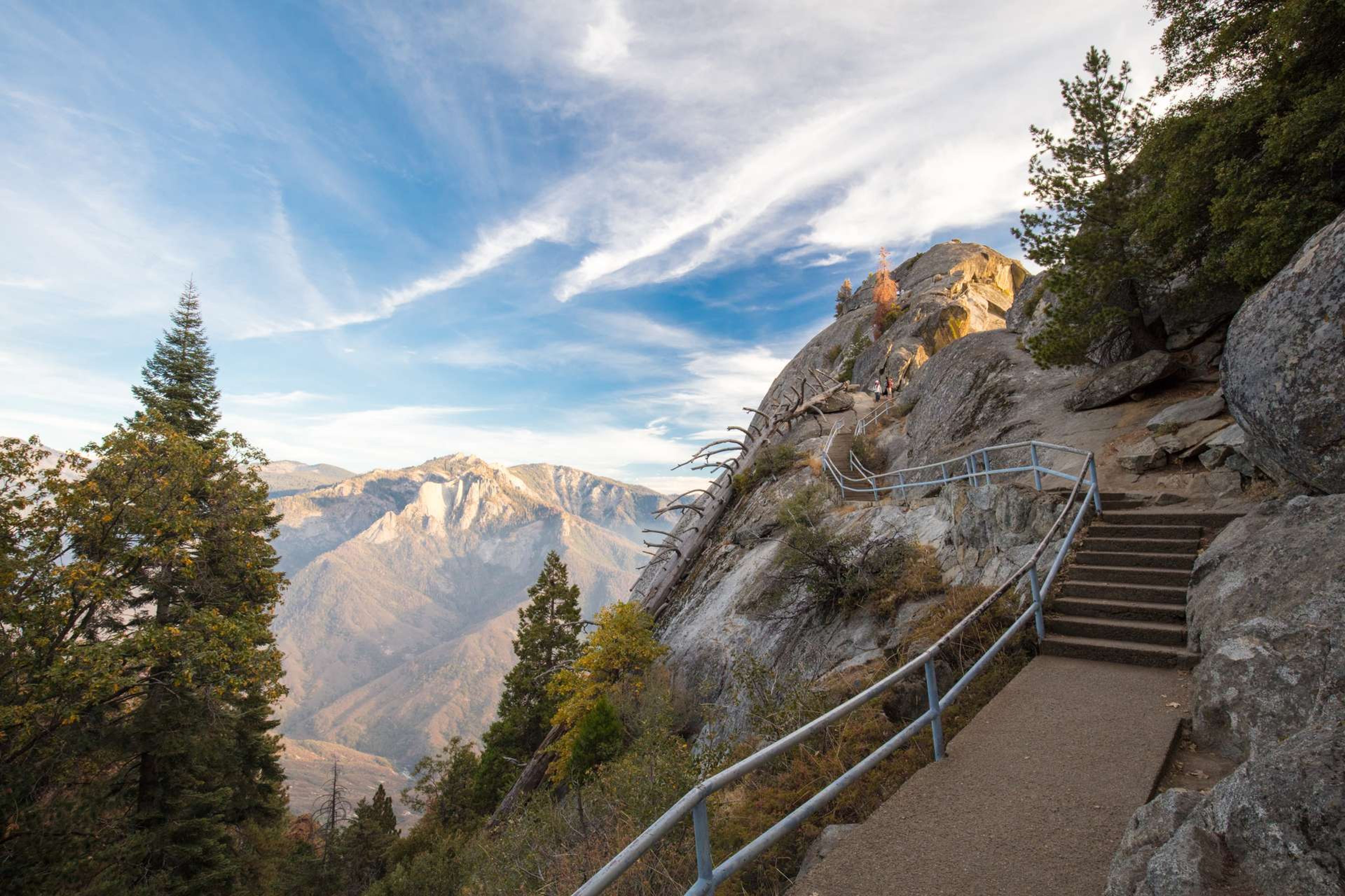 USA California Moro Rock in Sequoia National Park